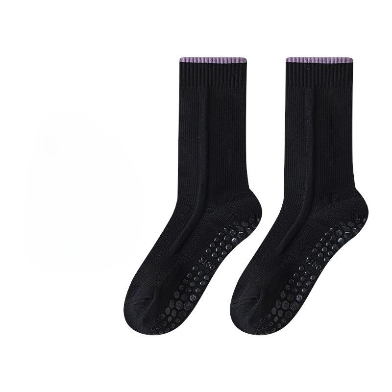 Yoga Socks, Women's Anti-slip Mid-calf Pilates Socks, Sports Floor Socks, Summer Women's Long Stockings