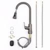 SLENDER steel standing kitchen tap