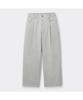 Keoseuuteommellou Gray Wide Fit Tucked Pants Cwpas26141Gyl