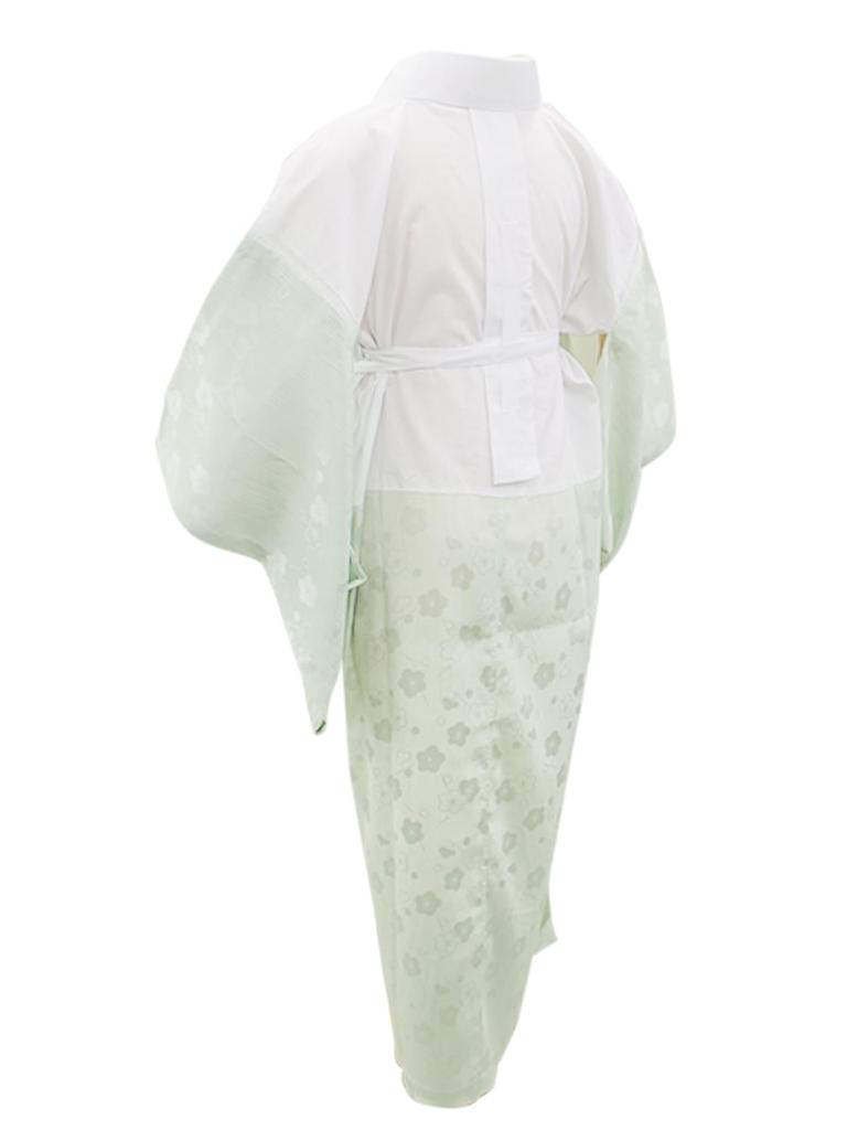 [SAKIKU-EN] Women's Washable Nagajuban (Undergarment for Kimono) - Designed by Kimono Professionals - Crepe Fabric, Assorted Weave Pattern, Includes