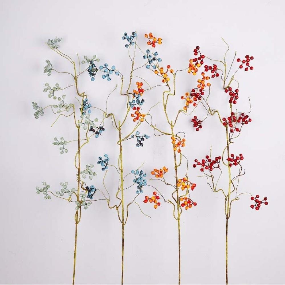 Faux Good Luck Fruits Artificial Foam Berries Branch Luxury Fruits Flower Simulation Fruit Tree Realistic Elegant Fake Plants