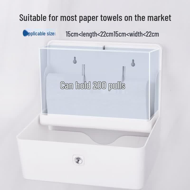 FEEGOO Wall-Mounted No-Punch Paper Towel Dispenser
