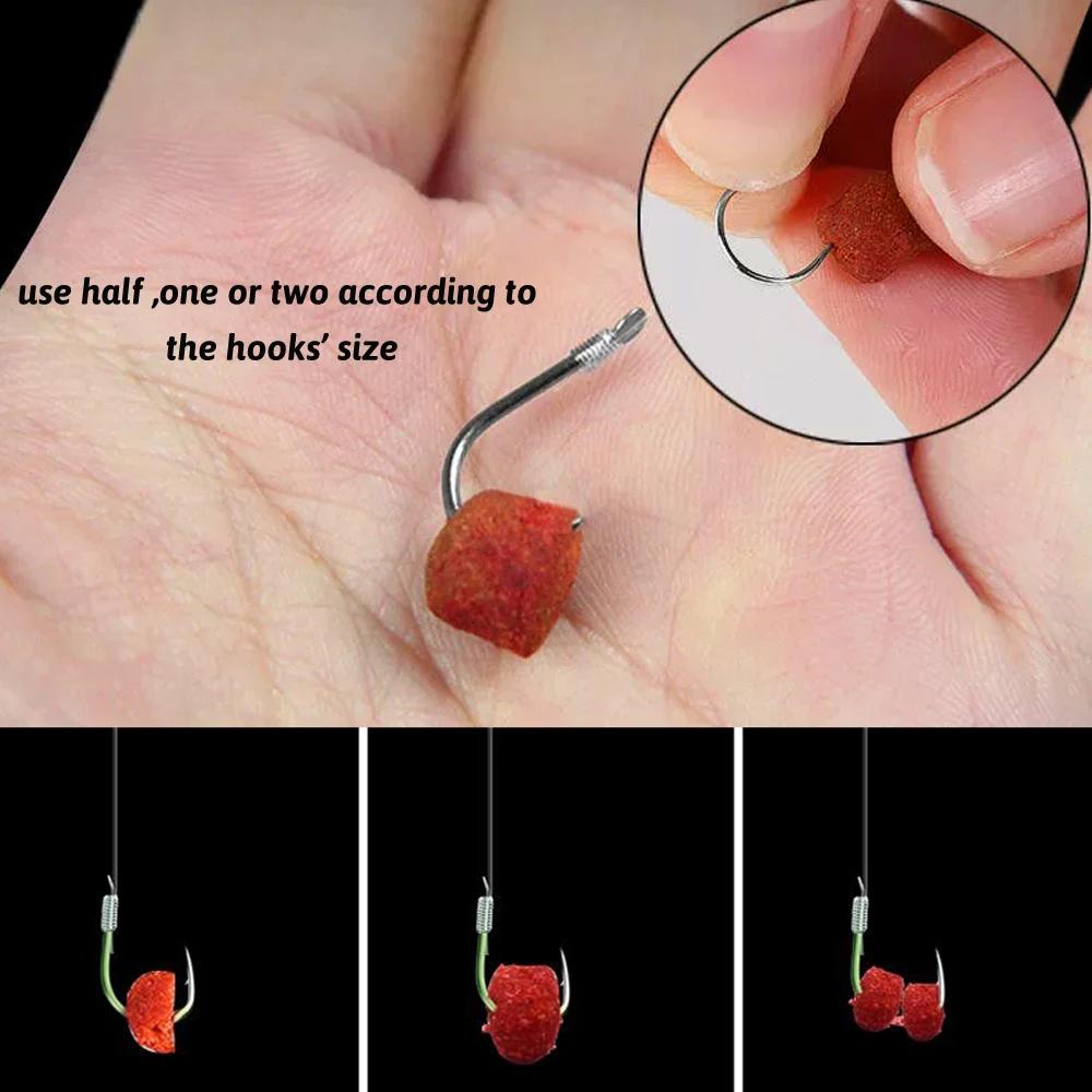 NEW Particle Fishing Lure 330PCS 4mm 120PCS 6mm Granular for 1#-10# Hook Carp Feed Pesca Bite Fish Attractant Meal Soft Bait