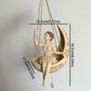 Resin Ballet Dancer Hanging Planter Fairy Hanging Plant Basket  Home Balcony