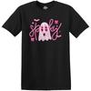 Halloween T-Shirt Neon Spooky With Ghost - Choose Your Color and Size