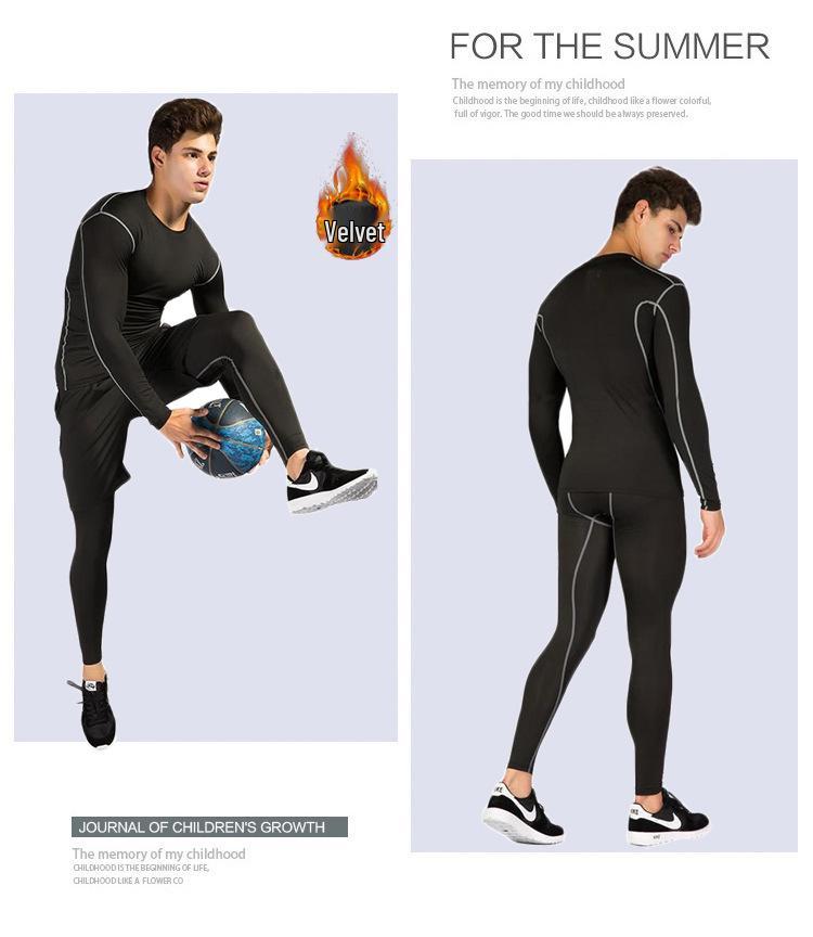 Strat de bază termic cu uscare rapidă, căptușit cu lână polară, pentru sporturi în aer liber