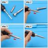 5Pcs Solder Iron Tips Set Welding Equipment Accessories Lead-Free Pure Copper 900M-T-B For Soldering Station