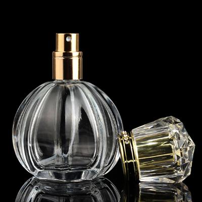 50Ml Clear Glass Perfume Bottle Travel Portable Refillable Spray Bottle Cosmetic Sample Dispensing Container Empty Bottle