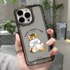 Phone Case For Iphone 17 16 Pro Max 15 14 13 12 11 Plus 16 17 Soft Cover Coffee Cat For Iphone Air Case Cover