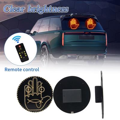 Car LED Fun Expression Light  Face Light Rear Window Multi-function  Gesture Light  Light