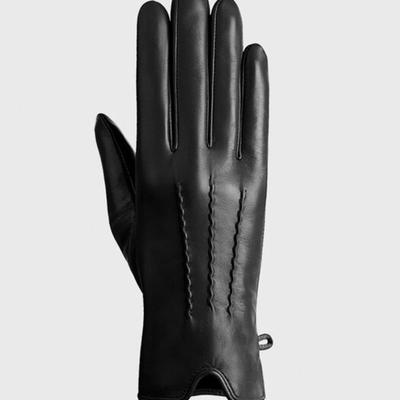 SARTOR Lambert Women's Touch Leather Gloves Short Black