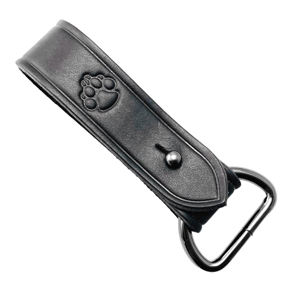 Kožená poutka na opasek Kožené přezky Jednocvakávací Odolná Taktická přezka na opasek s D-kroužky pro upevnění opasku Muži Ženy