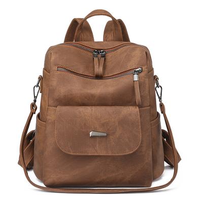 Backpack Backpack Women'S Large Capacity Women'S Backpack Backpack Women'S Bag Pu Women'S Bag