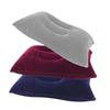 Fashion Inflatable Pillow Outdoor Pvc Travel Camping Thick Rectangle Flocking