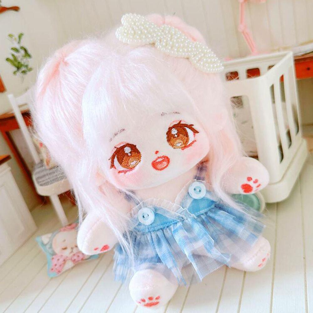 Dolls Clothes Decor Fashion Doll Dresses 20cm Doll Accessories Plush Doll Headwear Cute Headband