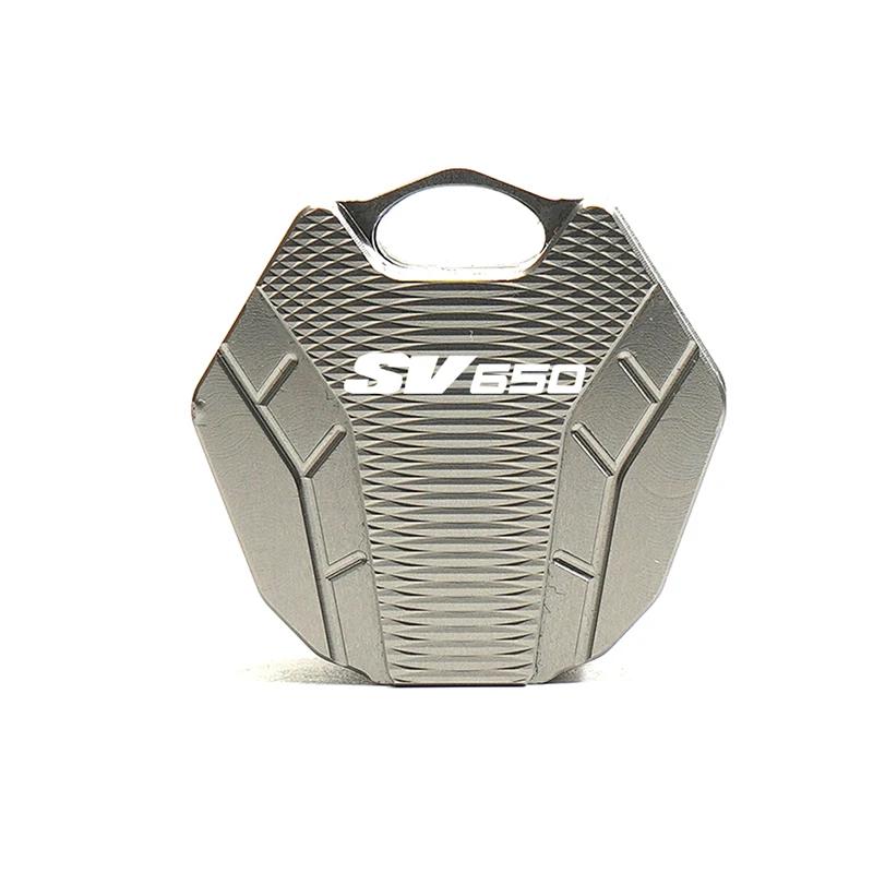 For SUZUKI SV650 S SV 650 SV650S SV1000 Motorcycle Accessories CNC Auminium Keychain Key Case Shell Cover Chain