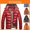 Luxurious Men's Winter Warm Hooded Thick Padded Jacket For Ultimate Comfort