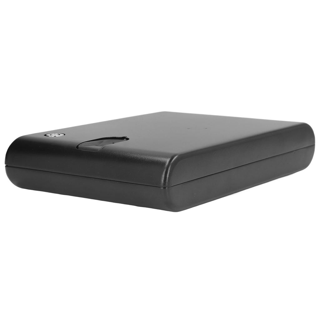 Fingerprint Safe Box Portable Steel Quick Access Car Security Box with Safety Rope for Valuable Items