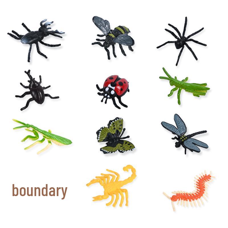 Children s Educational Animal Models: Realistic Insect Figures - Dragonfly, Ladybug, Centipede, and More!