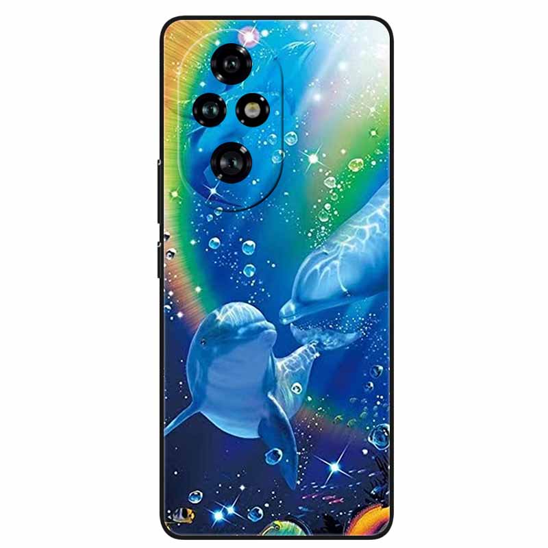 For Honor 200 5G Case Lovely Cute Cartoon Silicone TPU Soft Phone Cover for Honor 200 Honor200 Protect Back Shells FUnda Coque