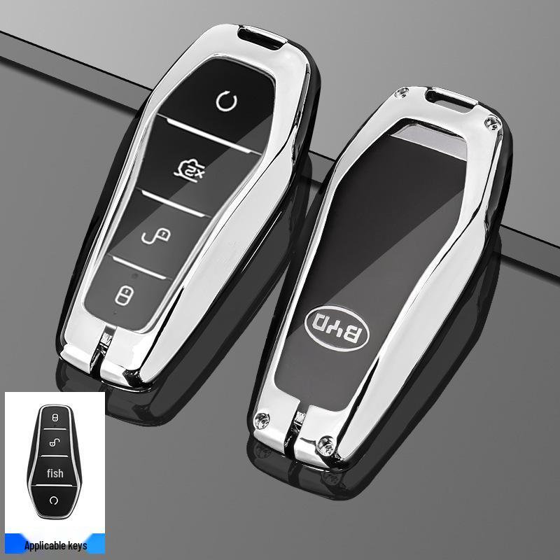 BYD 16-18rychlostní taška Rui Key: Kovové pouzdro Ochranný kryt pro Sirui, Tang, Song, G5, G6, E5 Staré modely
