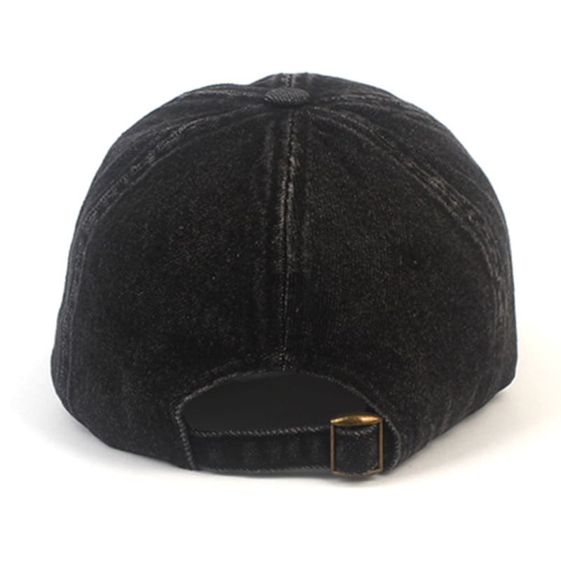 Universal kemi Thunder Black Denim Tvättkeps denim keps