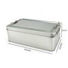 Old-Fashioned Rectangular Tinplate Box With Lid High Quality Metal Storage Box Cake Packaging Box Durable With Buckle Candy Box