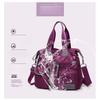 Business Travel Bag for Women Large Capacity Multi Pocket Lightweight Handbag Nylon Fabric Storage Bag Short Distance Travel Shoulder Waterproof Bag