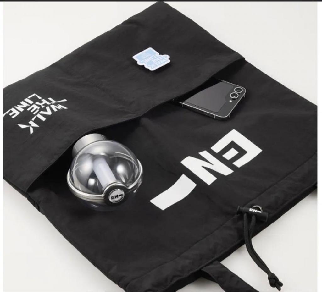 [USED] ENHYPEN WALK THE LINE TOTE BAG JP with Trading Card
