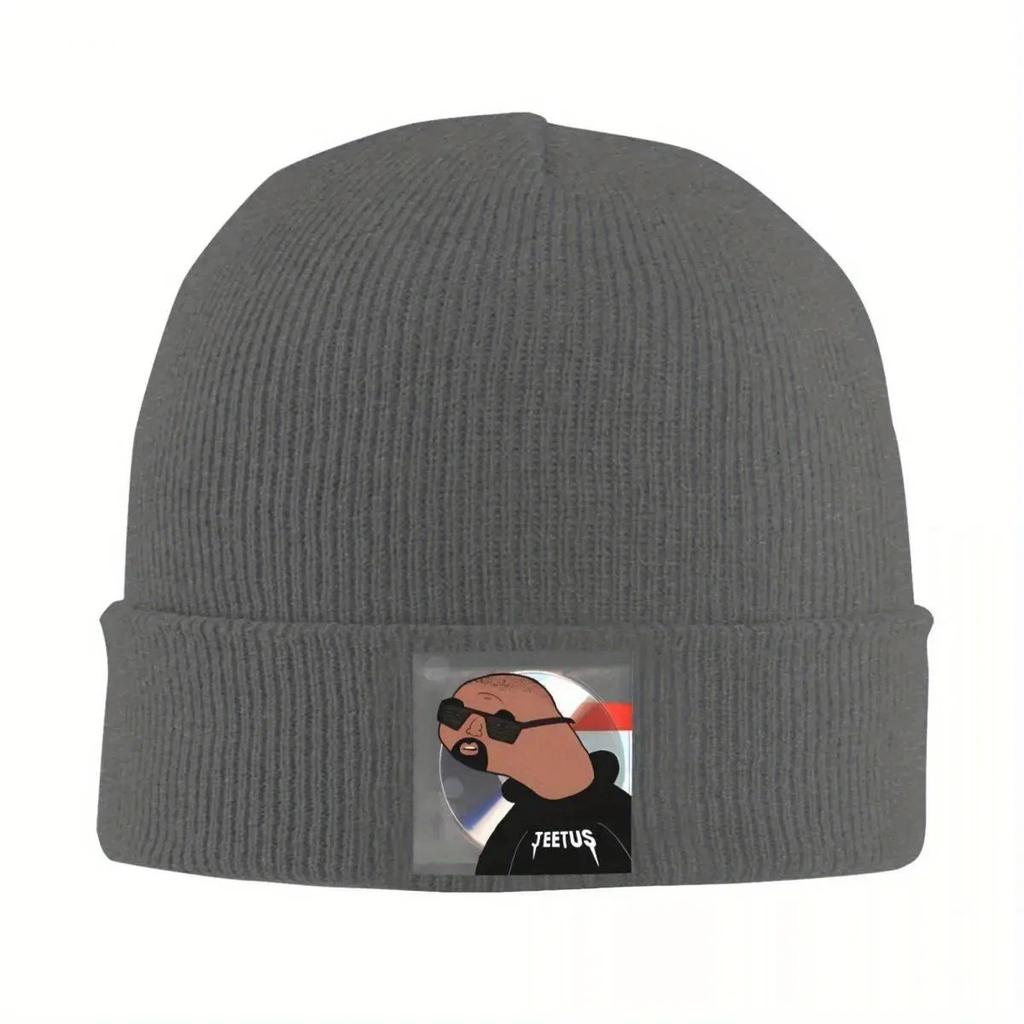 Kanye West Jeetus Knitted Hat Beanies Autumn Winter Hat Warm Hip Hop Meme Hip Hop Rap Style Cap for Unisex Women