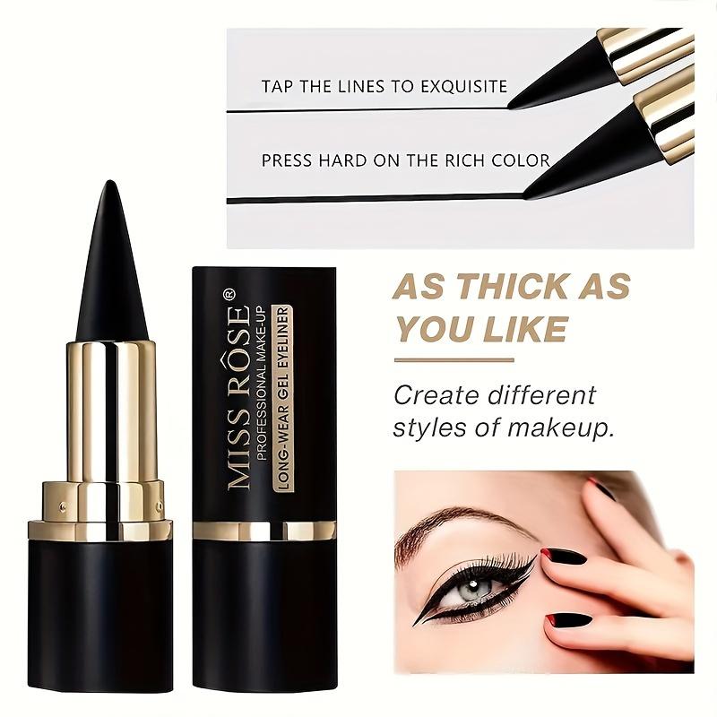 1-color Matte Eyeliner Long-lasting Gel Eyeliner Rich Color Single Color Easy-to-apply Thick Eyeliner