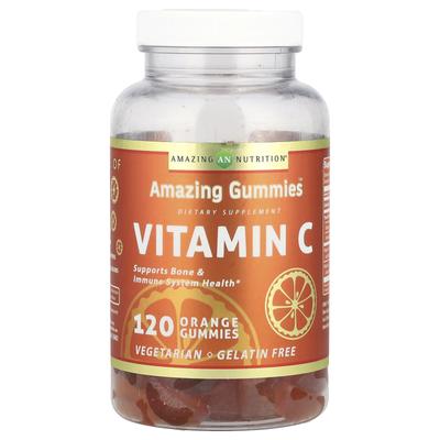 Amazing Gummies™, vitamín C, pomeranč, 120 gummies