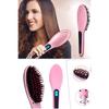 FLQUE Electric Hair Straightener Comb Fast Hair Straightener Practical Pink Hair Dryer Comb