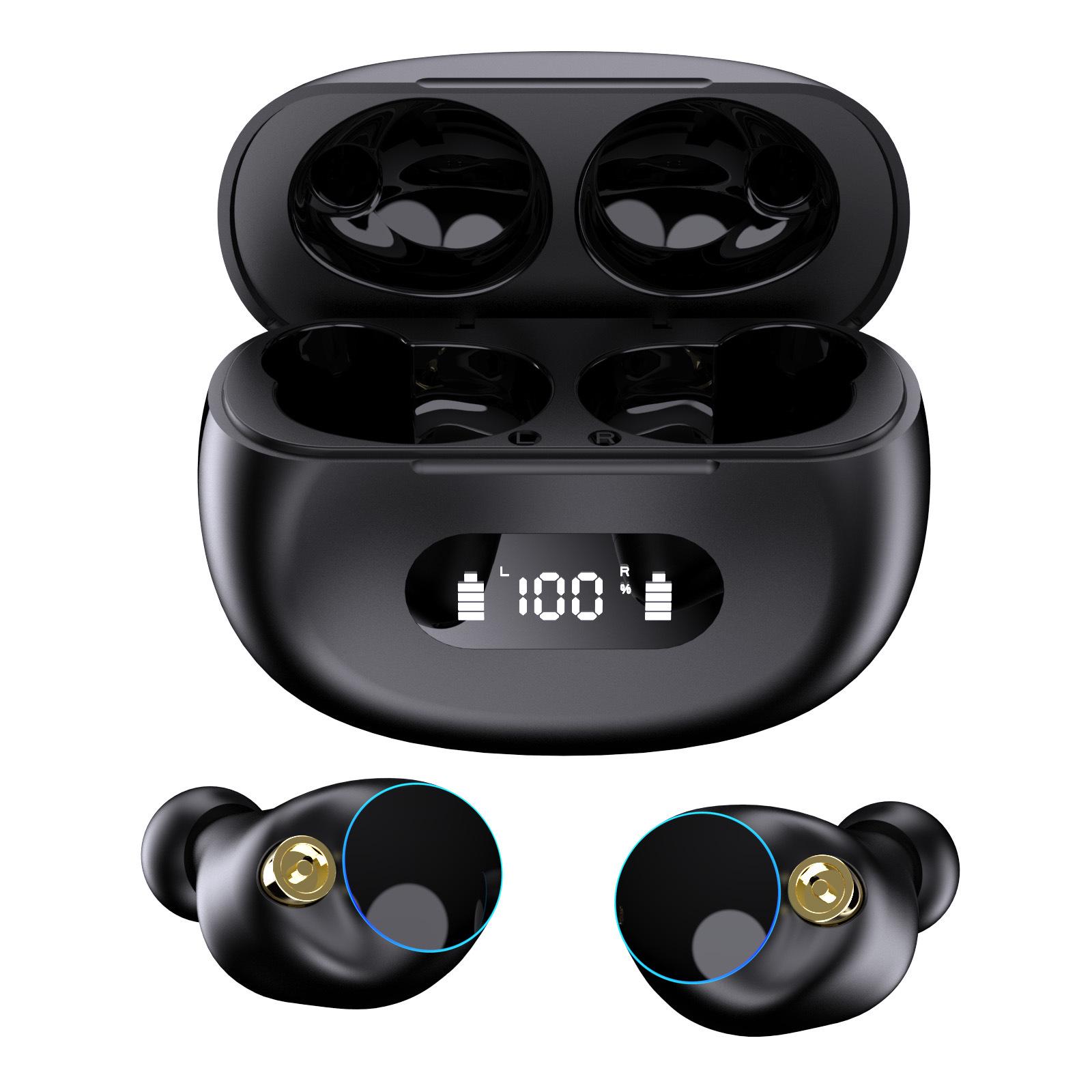 

Waterproof Noise-Cancelling TWS Bluetooth Earbuds with Touch Control and Digital Display