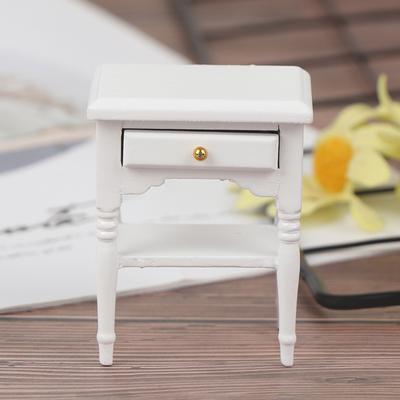 1Pc 1:12 Dollhouse Miniature Furniture Bedside Cupboard Doll House Room Decor