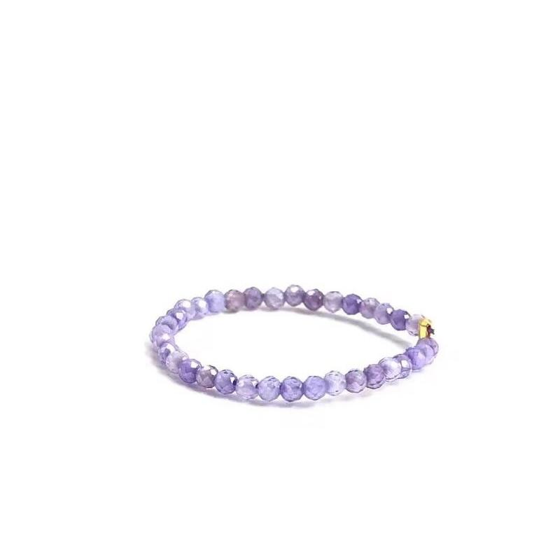 Anello con Pietra Naturale Agata cristallo quarzo zircone 2mm Multisfaccettato Gioielli regali adatti per uomo e donna