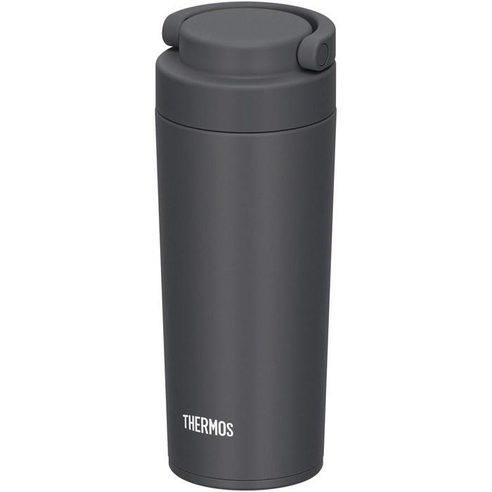 Thermos Tumbler Vacuum Insulated Carry Handle 420ml Smoke Black JOV-421 SMB 420 ml