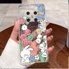 Soft TPU Phone Case For Cubot X90 Case Luxury Cute Love Rabbit Funny Clear Silicone Back Cover For Cubot X 90 Protective Shell