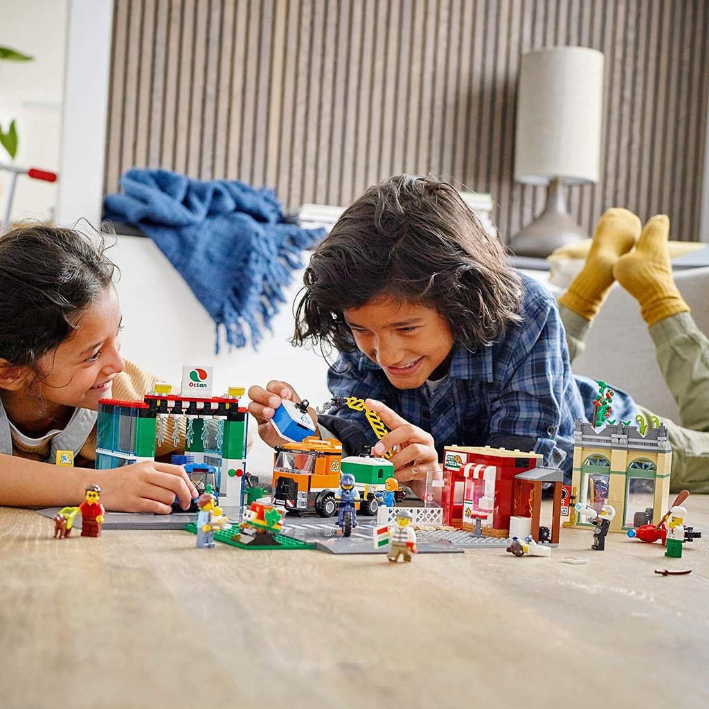 LEGO City Town Center 60292 Building Cool Building Toy for New 2021 Kit; Kids, (790 Pieces)
