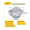 ZISIZ Disposable Aluminum Foil BBQ Pan with Lid