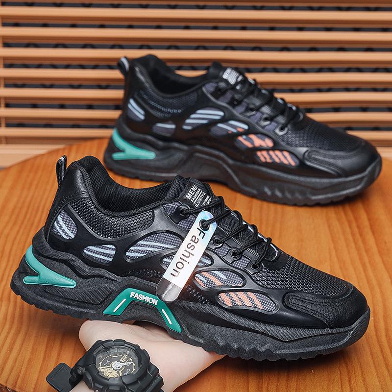 Summer New Breathable Mesh Sports Shoes Platform Student Casual Shoes