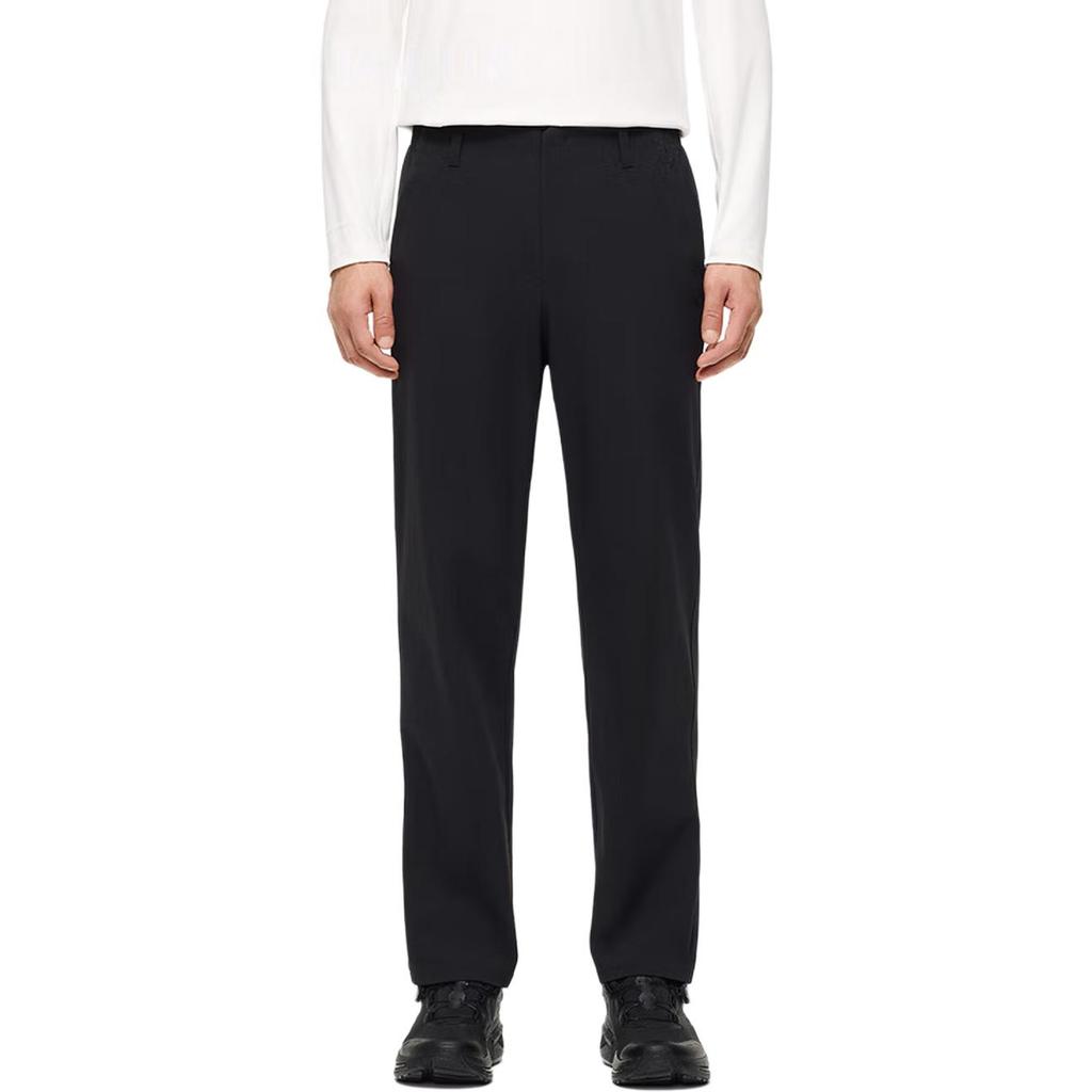 Anta Champion All-Weather Series Solid Color Simple Mid-Rise Breathable Versatile Straight Leg Casual Pants Men bottoms 152530523-1