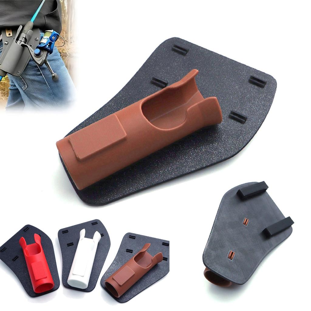 Slide-in Fishing Rod Hip Holster – Hands Free Rod Holder For Wading, Surf, Fly & Bank Fishing – Quick Draw Waist Belt Gear, Nylon