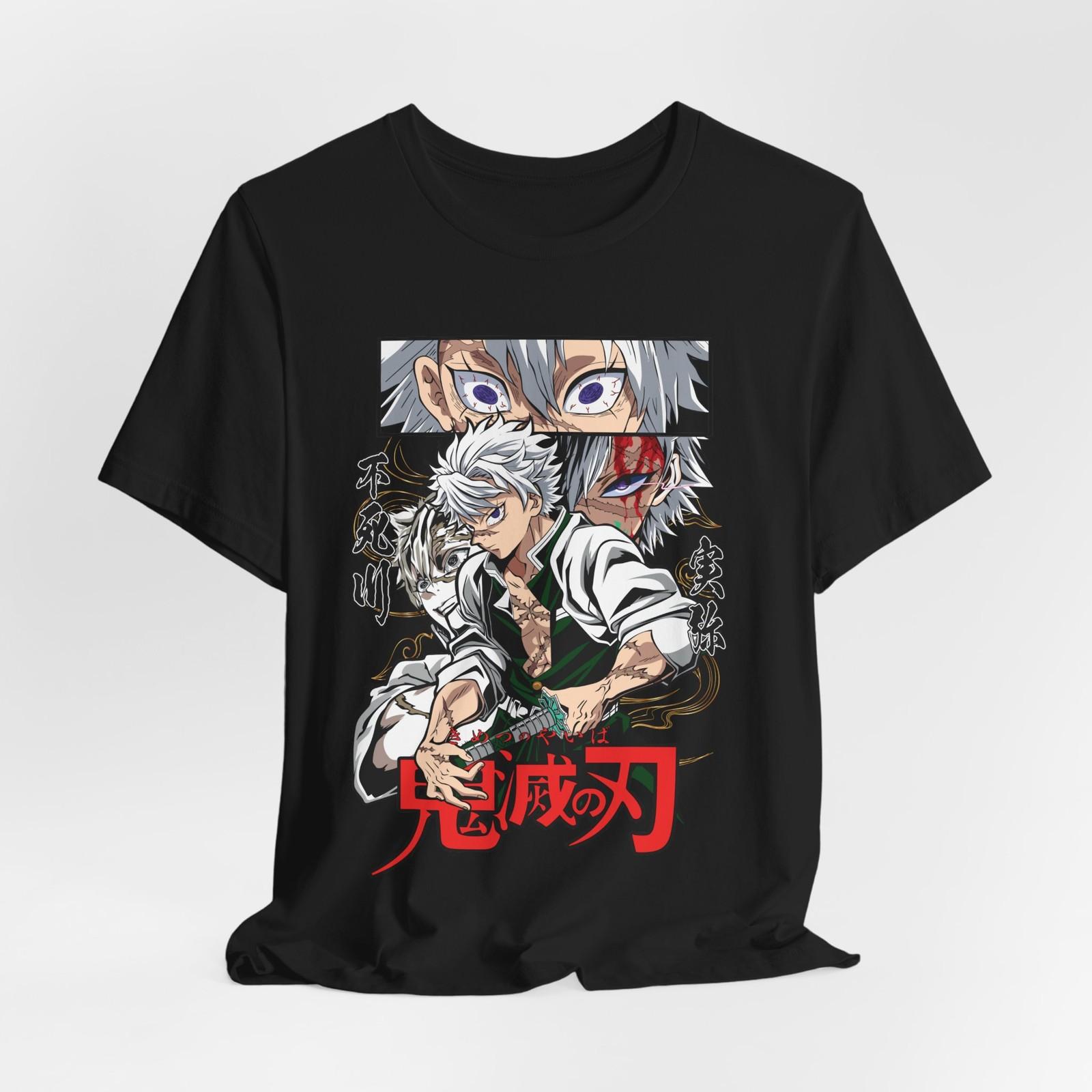 Sanemi Anime Graphic T-Shirt Mens Womens Tees Top Tee Tops, Unisex Jersey Short Sleeve T-Shirt Mens Womens Tees Top, Demon Slayer S