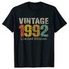 34 Year Old Gifts Vintage 1992 Limited Edition 34th Birthday Mens Awesome TShirt Graphic Tee Tops Daddy Husband Presents
