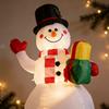 Christmas Inflatable Snowman Decor With Led Lights For Holiday Party Festivities