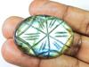 27X41MM Natural Labradorite Carving Oval Designer  Loose Gemstone 81Cts. SK-1354