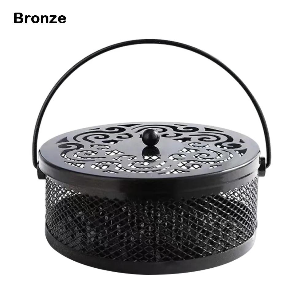 Insect Repellent Mosquito Coil Tray Holder Cover Sandalwood Incense Burner Anti-fire Anti-Mosquito Mosquito-repellent Holder