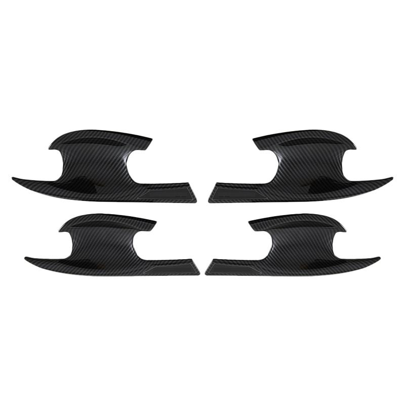 ABS Carbon Fiber 4 PCS Door Handle Bowl Cover For Honda Accord 11th  Car Styling Accessories