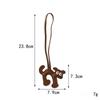 Puppy leather pendant DIY jewelry accessories leather three-dimensional cotton-filled bag pendant keychain leather small pendant